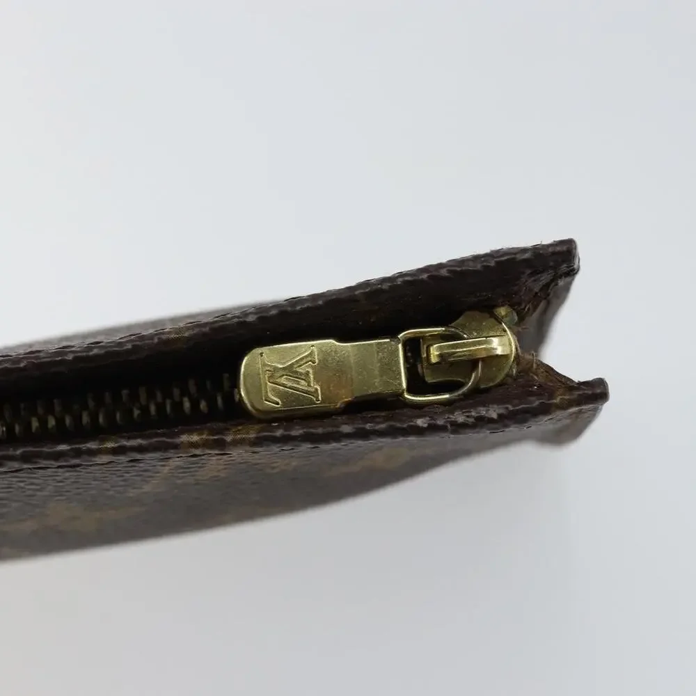 Louis Vuitton Monogram Bucket PM Accessory Pouch Brown